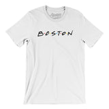 Boston Friends Men/Unisex T-Shirt-White-Allegiant Goods Co. Vintage Sports Apparel