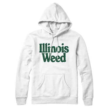Illinois Weed Hoodie-Allegiant Goods Co. Vintage Sports Apparel