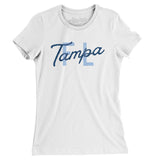 Tampa Fl Overprinted Women's T-Shirt-Allegiant Goods Co. Vintage Sports Apparel