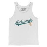 Jacksonville Vintage Script Men/Unisex Tank Top-Allegiant Goods Co. Vintage Sports Apparel