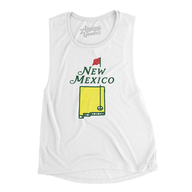 New Mexico Golf Women's Flowey Scoopneck Muscle Tank-Allegiant Goods Co. Vintage Sports Apparel