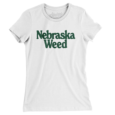 Nebraska Weed Women's T-Shirt-Allegiant Goods Co. Vintage Sports Apparel