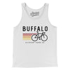 Buffalo Cycling Men/Unisex Tank Top-White-Allegiant Goods Co. Vintage Sports Apparel