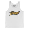 Columbus Pennant Men/Unisex Tank Top-White-Allegiant Goods Co. Vintage Sports Apparel