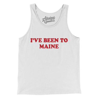 I've Been To Maine Men/Unisex Tank Top-Allegiant Goods Co. Vintage Sports Apparel