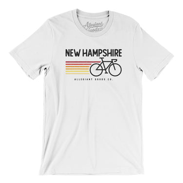 New Hampshire Cycling Men/Unisex T-Shirt-White-Allegiant Goods Co. Vintage Sports Apparel
