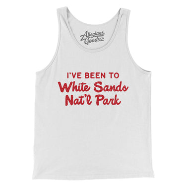 I've Been To White Sands National Park Men/Unisex Tank Top-Allegiant Goods Co. Vintage Sports Apparel