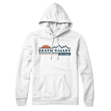 Death Valley Sunset Hoodie-White-Allegiant Goods Co. Vintage Sports Apparel