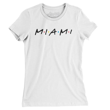 Miami Friends Women's T-Shirt-Allegiant Goods Co. Vintage Sports Apparel