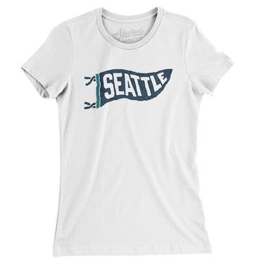 Seattle Pennant Women's T-Shirt-Allegiant Goods Co. Vintage Sports Apparel