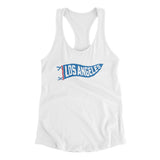 Los Angeles Pennant Women's Racerback Tank-Allegiant Goods Co. Vintage Sports Apparel