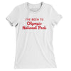 I've Been To Olympic National Park Women's T-Shirt-White-Allegiant Goods Co. Vintage Sports Apparel