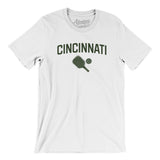 Cincinnati Pickleball Men/Unisex T-Shirt-White-Allegiant Goods Co. Vintage Sports Apparel