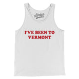 I've Been To Vermont Men/Unisex Tank Top-White-Allegiant Goods Co. Vintage Sports Apparel