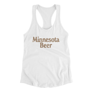 Minnesota Beer Women's Racerback Tank-Allegiant Goods Co. Vintage Sports Apparel