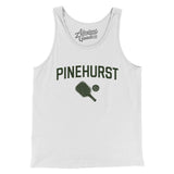 Pinehurst Pickleball Men/Unisex Tank Top-White-Allegiant Goods Co. Vintage Sports Apparel