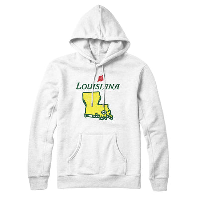 Louisiana Golf Hoodie-White-Allegiant Goods Co. Vintage Sports Apparel