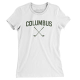 Columbus Golf Women's T-Shirt-White-Allegiant Goods Co. Vintage Sports Apparel