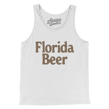 Florida Beer Men/Unisex Tank Top-Allegiant Goods Co. Vintage Sports Apparel