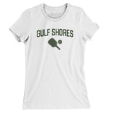 Gulf Shores Pickleball Women's T-Shirt-White-Allegiant Goods Co. Vintage Sports Apparel