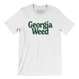 Georgia Weed Men/Unisex T-Shirt-White-Allegiant Goods Co. Vintage Sports Apparel