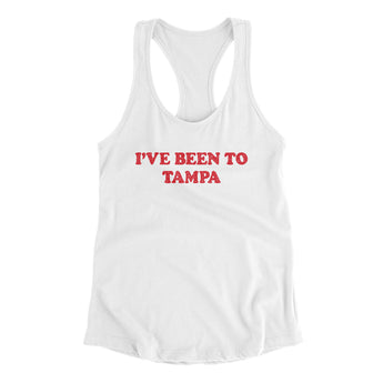 I've Been To Tampa Women's Racerback Tank-Allegiant Goods Co. Vintage Sports Apparel
