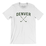 Denver Golf Men/Unisex T-Shirt-White-Allegiant Goods Co. Vintage Sports Apparel