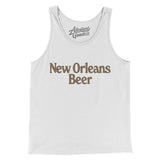 New Orleans Beer Men/Unisex Tank Top-White-Allegiant Goods Co. Vintage Sports Apparel