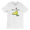 New York Golf Men/Unisex T-Shirt-White-Allegiant Goods Co. Vintage Sports Apparel