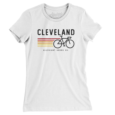 Cleveland Cycling Women's T-Shirt-Allegiant Goods Co. Vintage Sports Apparel