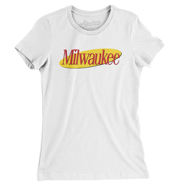 Milwaukee Seinfeld Women's T-Shirt-White-Allegiant Goods Co. Vintage Sports Apparel