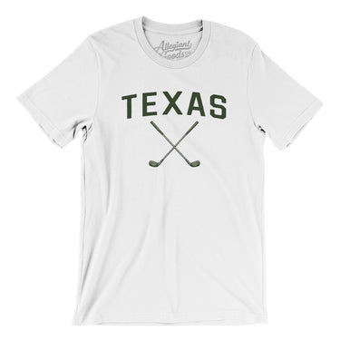 Texas Golf Men/Unisex T-Shirt-White-Allegiant Goods Co. Vintage Sports Apparel