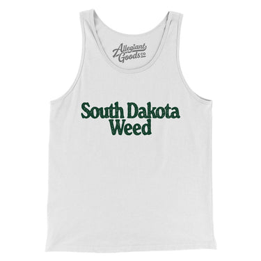 South Dakota Weed Men/Unisex Tank Top-Allegiant Goods Co. Vintage Sports Apparel