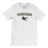 Fredericksburg Pickleball Men/Unisex T-Shirt-White-Allegiant Goods Co. Vintage Sports Apparel
