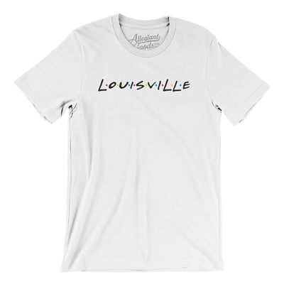 Louisville Friends Men/Unisex T-Shirt-White-Allegiant Goods Co. Vintage Sports Apparel