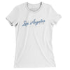 Los Angeles Overprint Women's T-Shirt-White-Allegiant Goods Co. Vintage Sports Apparel