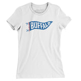 Buffalo Pennant Women's T-Shirt-Allegiant Goods Co. Vintage Sports Apparel