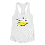 Tennessee Golf Women's Racerback Tank-White-Allegiant Goods Co. Vintage Sports Apparel