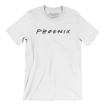 Phoenix Friends Men/Unisex T-Shirt-White-Allegiant Goods Co. Vintage Sports Apparel