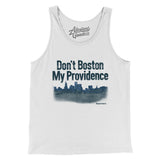 Don't Boston My Providence Men/Unisex Tank Top-White-Allegiant Goods Co. Vintage Sports Apparel