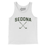 Sedona Golf Men/Unisex Tank Top-White-Allegiant Goods Co. Vintage Sports Apparel