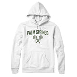 Palm Springs Tennis Hoodie-White-Allegiant Goods Co. Vintage Sports Apparel