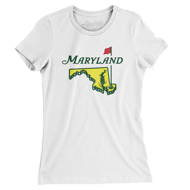 Maryland Golf Women's T-Shirt-Allegiant Goods Co. Vintage Sports Apparel