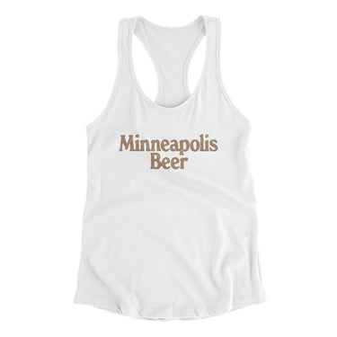 Minneapolis Beer Women's Racerback Tank-Allegiant Goods Co. Vintage Sports Apparel