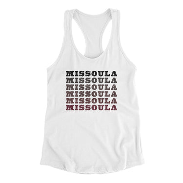 Missoula Repeat Women's Racerback Tank-Allegiant Goods Co. Vintage Sports Apparel