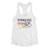Syracuse Cycling Women's Racerback Tank-White-Allegiant Goods Co. Vintage Sports Apparel