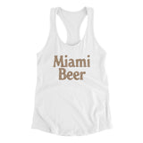 Miami Beer Women's Racerback Tank-Allegiant Goods Co. Vintage Sports Apparel