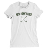 New Hampshire Golf Women's T-Shirt-White-Allegiant Goods Co. Vintage Sports Apparel
