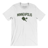 Minneapolis Pickleball Men/Unisex T-Shirt-White-Allegiant Goods Co. Vintage Sports Apparel