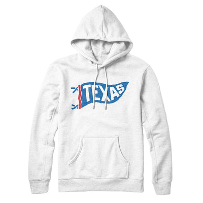 Texas Pennant Hoodie-White-Allegiant Goods Co. Vintage Sports Apparel